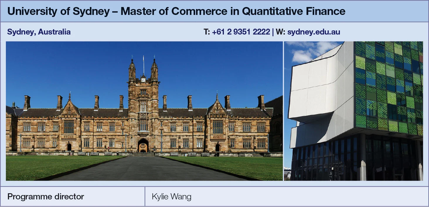 University of Sydney metrics