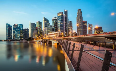 Singapore-business-district