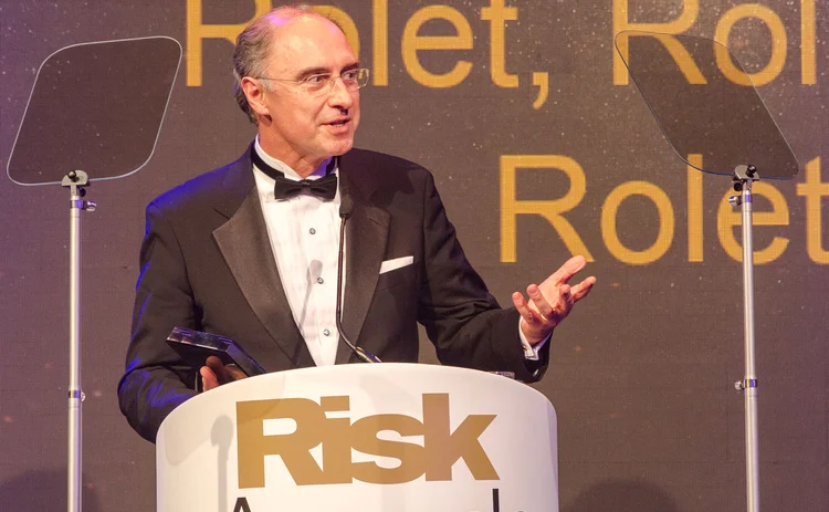 Xavier Rolet Risk award