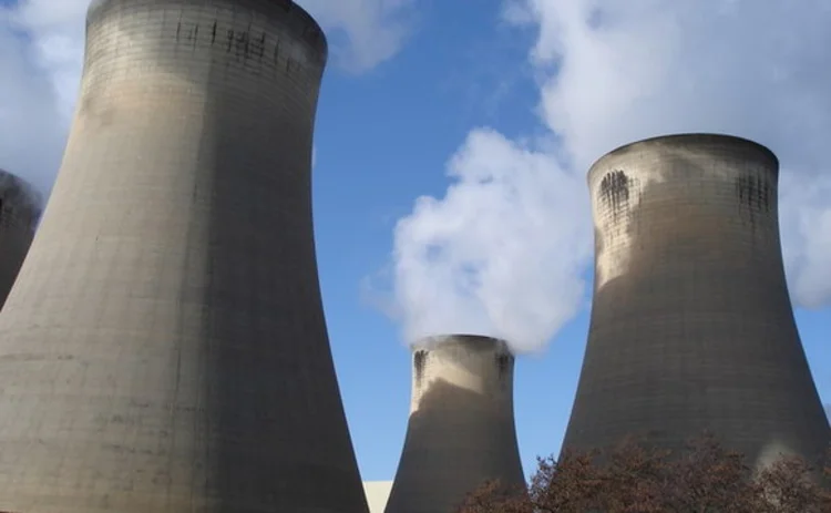 Cooling towers at Drax power station