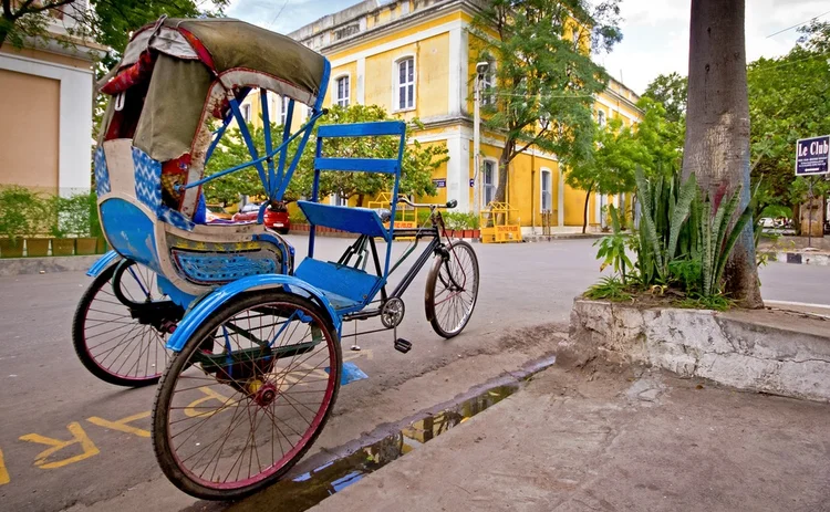 stranded indian tricycle