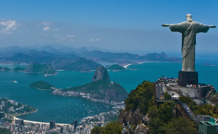 Cristo Redentor statue overlooking Rio de Janeiro