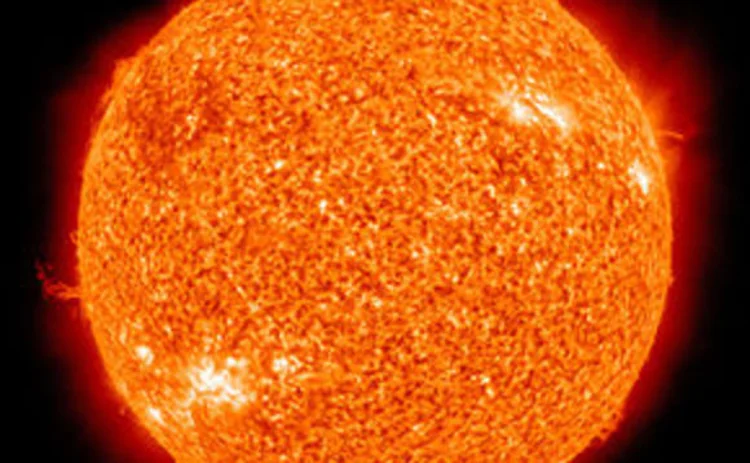 Close-up image of the Sun