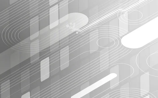 Minimal abstract technology background with flowing lines, geometric shapes, and circuit-inspired elements, representing AI connectivity, digital infrastructure, and the simplification of complex data systems into streamlined workflows