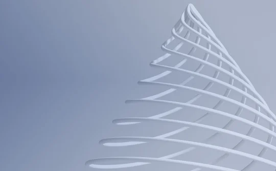 A coil reaching a peak