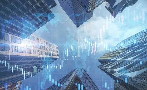 Skyscrapers abstract