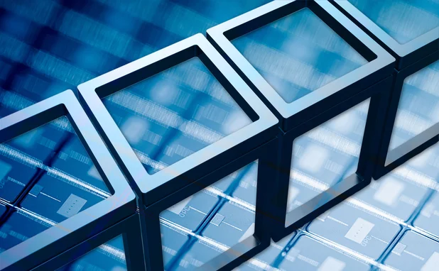 Blockchain against silicon wafers