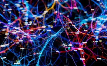 Tangle of wires and paths suggesting an AI network
