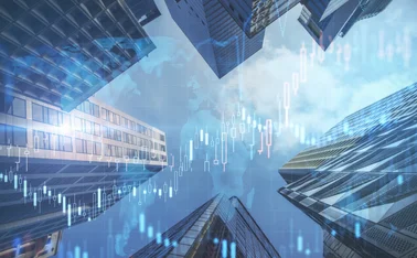 Skyscrapers abstract