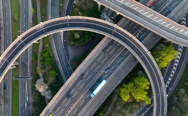 Spaghetti Junction from above