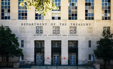 The US Department of the Treasury’s Bureau of Engraving and Printing in Washington, DC 