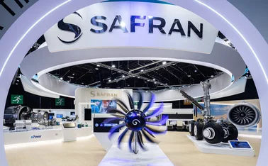 A Safran exhibition stand