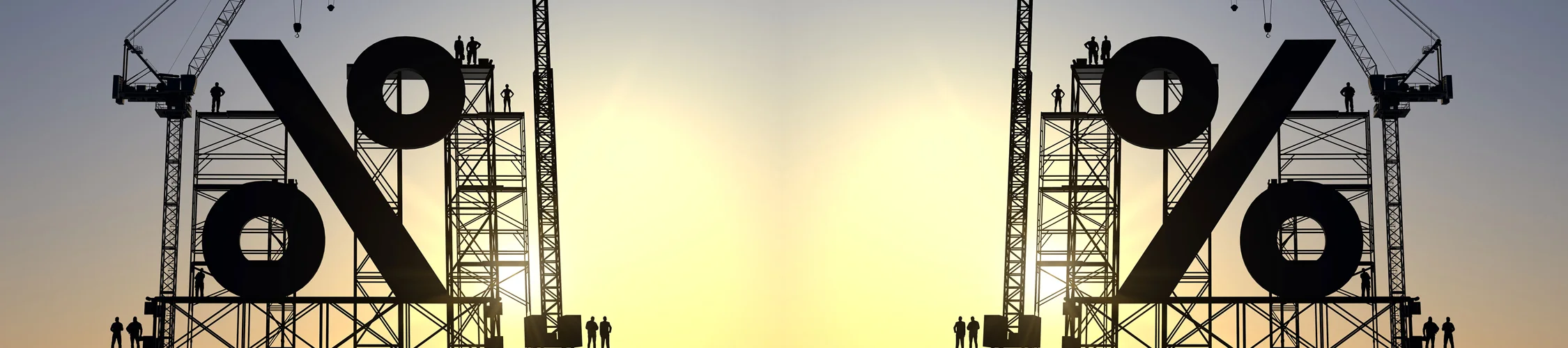 Percentage sign under construction