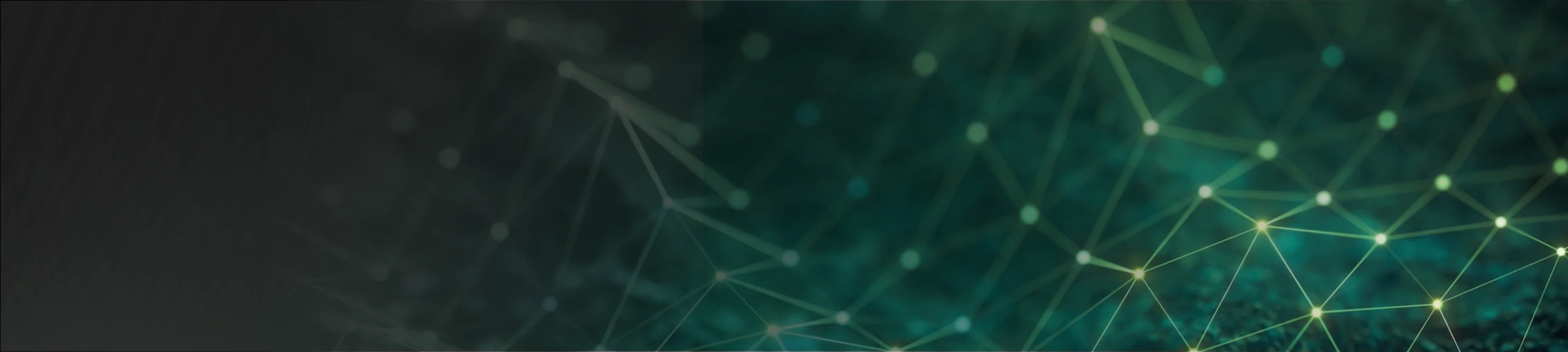 Black gradient to green wire frame pattern