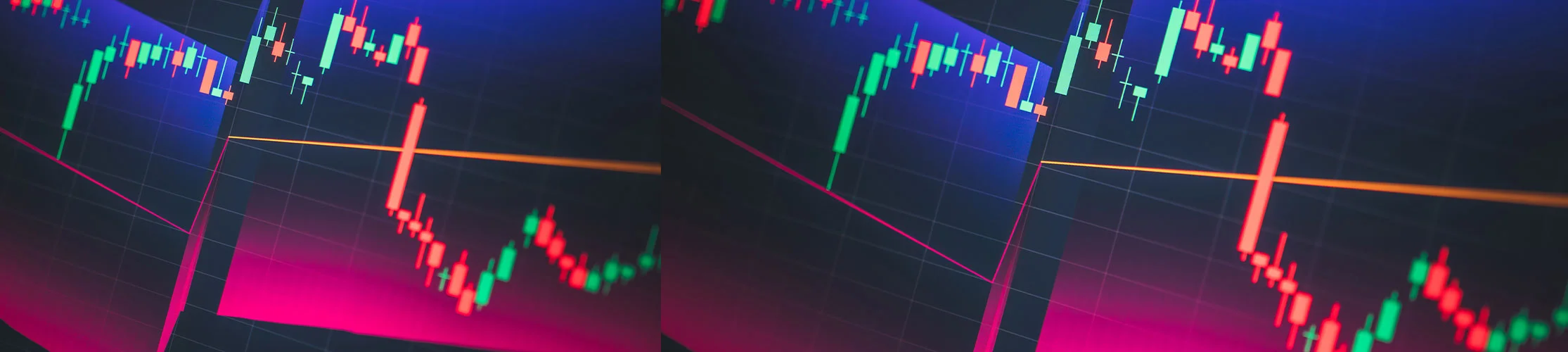 chart showing volatility spikes