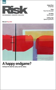 Front cover of Risk showing abstract art
