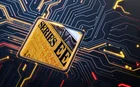 Hi-tech circuitry imprinted with US Treasury bond details