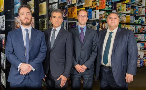 William Highe, Dariush Mirfendereski, Damien Haffner, Shahrear Haque by Geraint Roberts