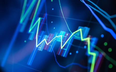 Electronic trading chart