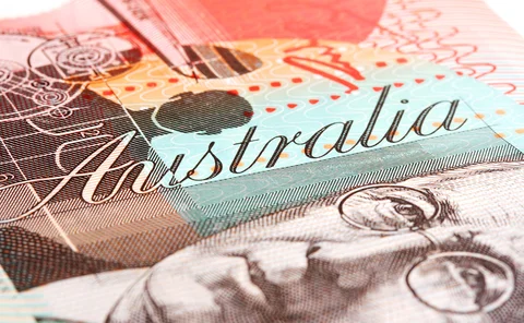 Australian dollar banknote detail