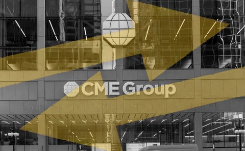 CME with two directions arrows overlaid