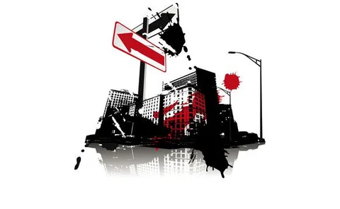 illustration-city-road-signs