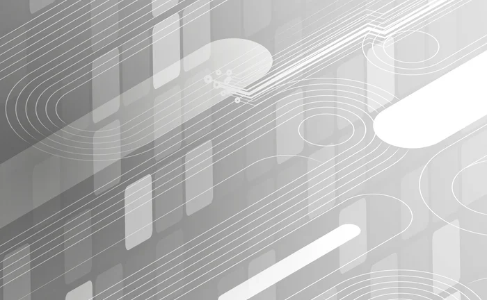 Minimal abstract technology background with flowing lines, geometric shapes, and circuit-inspired elements, representing AI connectivity, digital infrastructure, and the simplification of complex data systems into streamlined workflows