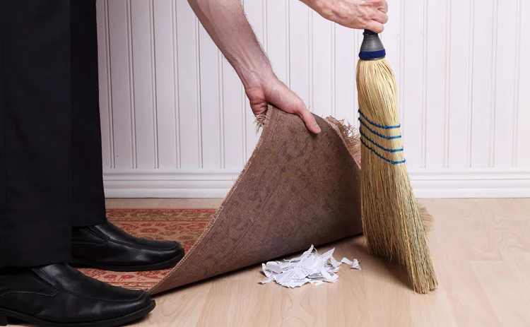 Sweep under the rug
