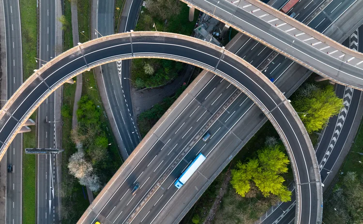 Spaghetti Junction from above