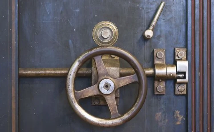 old-safe-vaulted-door-combination-lock