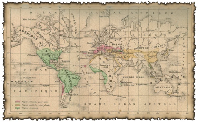 19th-century-world-map