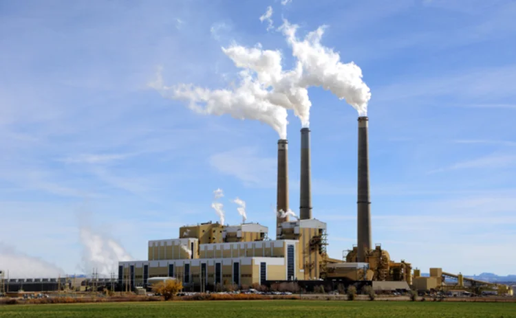 Coal-fired power plant in the US