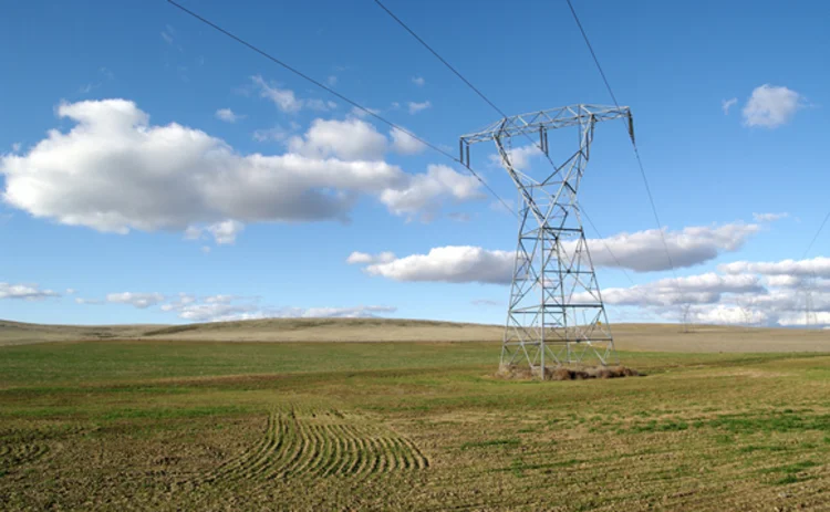 Electricity pylons