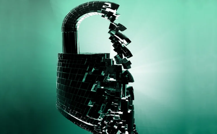 Security padlock image