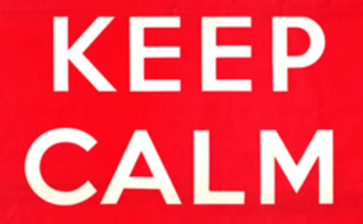 Digital scan of original KEEP CALM AND CARRY ON poster owned by wartimeposters.co.uk