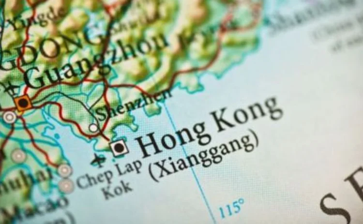 Hong Kong map