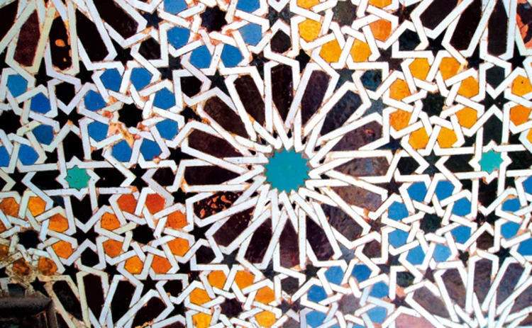 islamic-tiles-red-blue-black