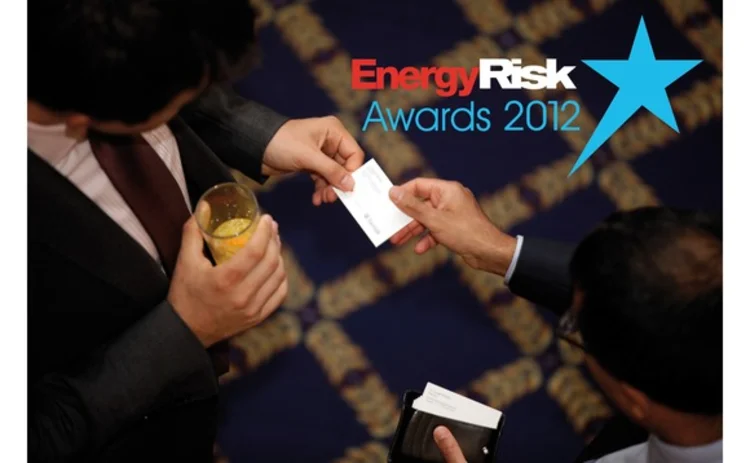 Energy Risk Awards 2012