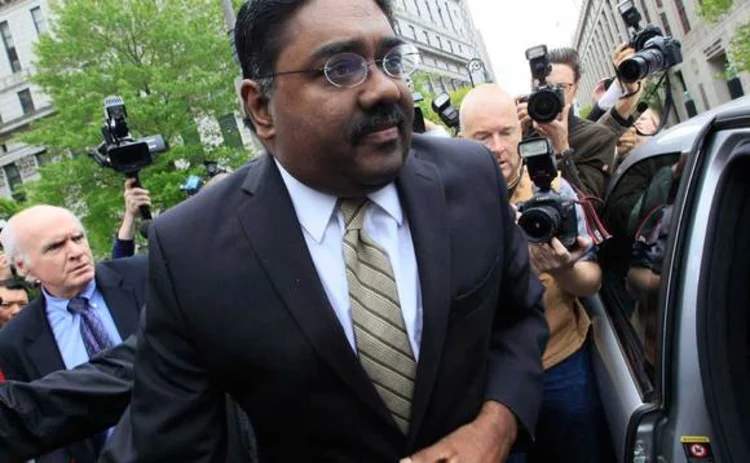 Raj Rajaratnam outside court (Photo - Press Association)