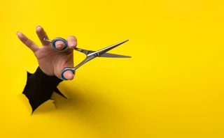 Hairdressing scissors