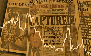 Newspaper front covers after Maduro capture