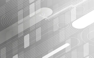 Minimal abstract technology background with flowing lines, geometric shapes, and circuit-inspired elements, representing AI connectivity, digital infrastructure, and the simplification of complex data systems into streamlined workflows