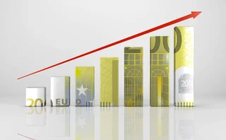 euro notes look like a rising bar chart