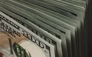 Stack of dollar bills