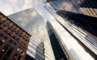 Low angle skyscrapers