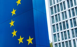 EU sign next to office building