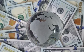 Globe and money 