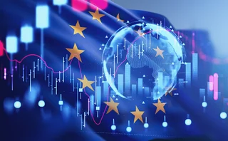 Europe stars and global finance charts