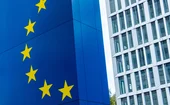 EU sign next to office building