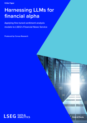 大規模言語モデルを活用した金融アルファの創出